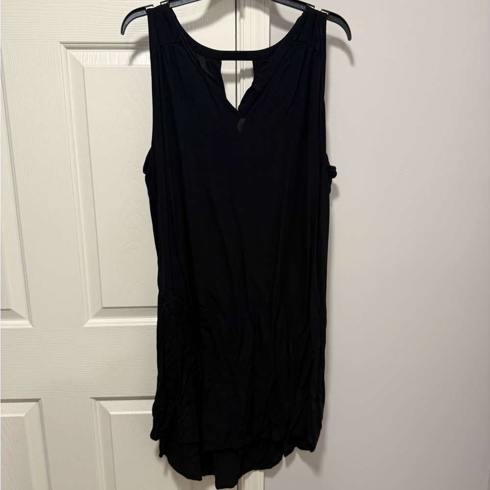 Old Navy Black Midi Dress